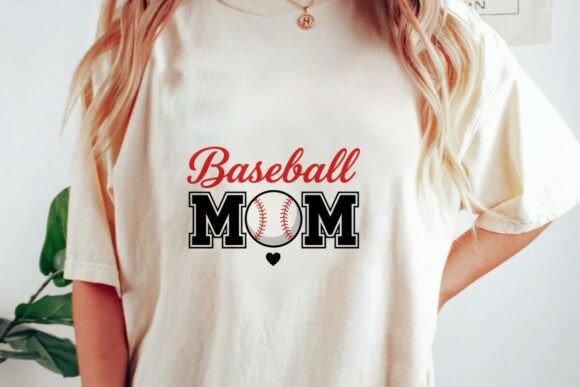 Baseball Mom Graphics for T-Shirt Designs & Blogs