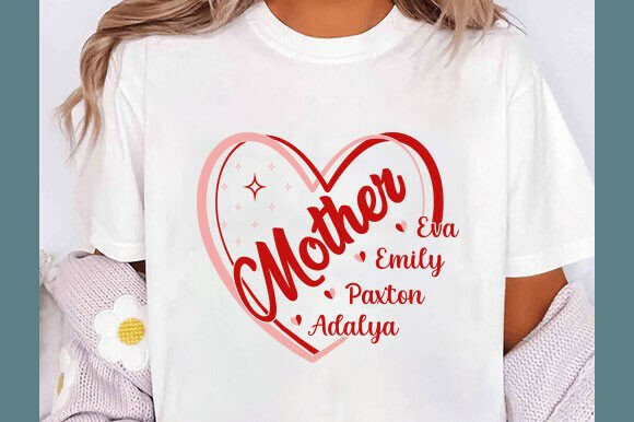 Cute Mom Mama SVG: Graphics for T-Shirt Designs & Branding