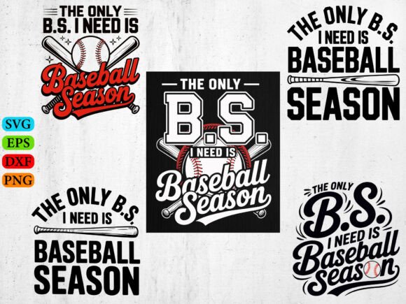 Funny Baseball SVG for T-Shirt Designs & Graphics