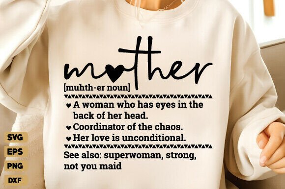 Mother Definition SVG: Premium Graphics for T-Shirt Designs