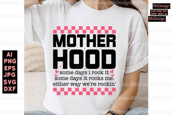 Motherhood SVG & PNG: Bold Graphics for T-Shirt Designs