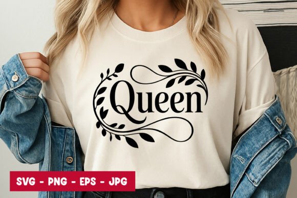 Queen Mom Typography: Graphics & Illustrations