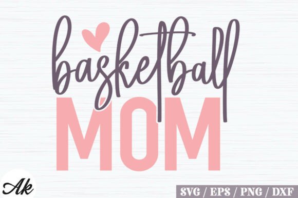 Retro Basketball Mom SVG: Graphics for T-Shirt Designs