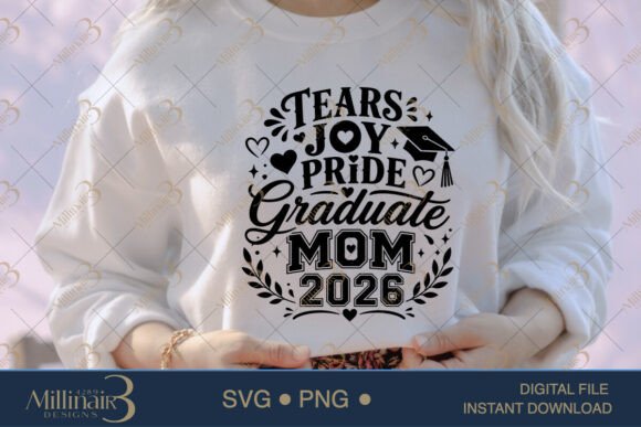 Tears Joy Pride 2026 SVG: Graphics for T-Shirt Designs