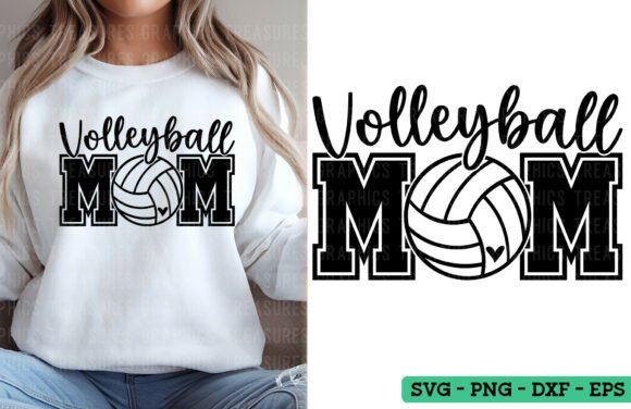 Volleyball Mom Graphics: Top T-Shirt Designs